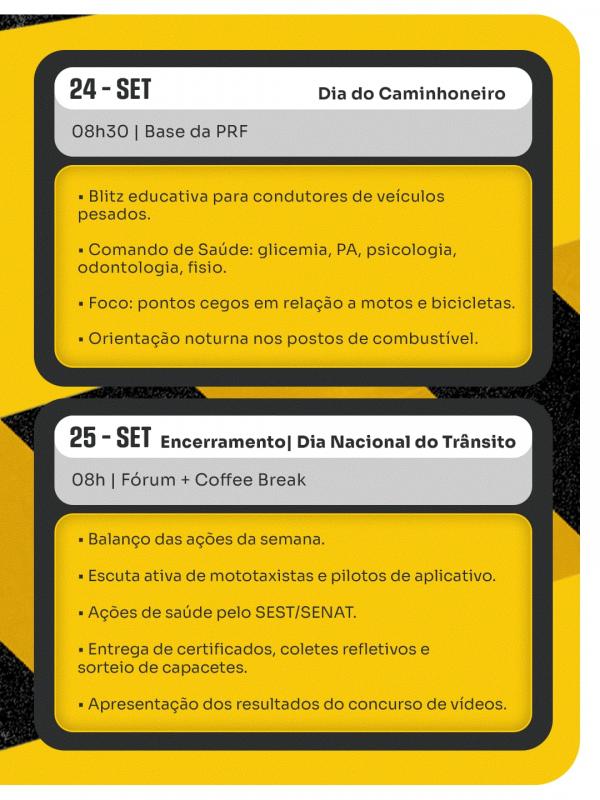 Semana Nacional de Trânsito 2026(Imagem:Divulgação)