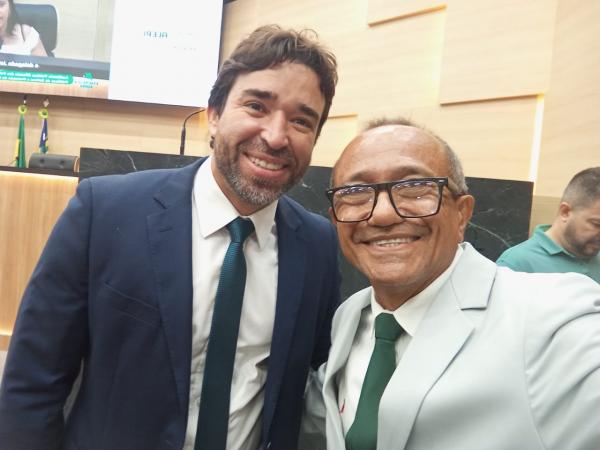 Deputado Marden Menezes e professor Carlos Augusto Vilarinho(Imagem:Carlos Vilarinho)