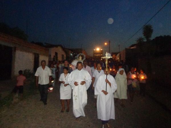 Prociss&atilde;o encerrou festejo de Nossa Senhora das Merc&ecirc;s em Floriano.(Imagem:FlorianoNews)