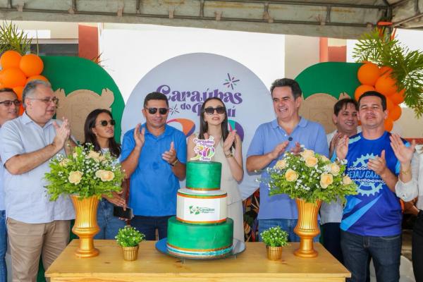 Em Caraúbas do Piauí, Ciro Nogueira inaugura obras juntamente com prefeita petista Andressa Leal(Imagem:Ascom)
