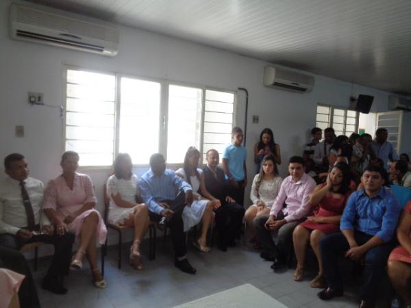 Casamento comunit&aacute;rio oficializa uni&atilde;o de 20 casais no F&oacute;rum de Floriano.(Imagem:FlorianoNews)
