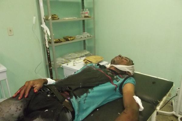 Homem é agredido com golpes de facão no bairro Riacho fundo