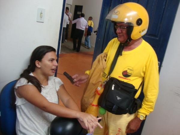 Amarelinho entrevistou os organizadores do retiro de Carnaval da igreja cat&oacute;lica(Imagem:FlorianoNews)