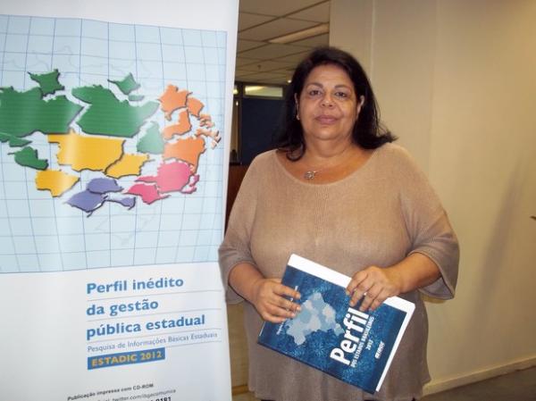 V&acirc;nia Maria Pacheco, pesquisadora do IBGE.(Imagem:Lilian Quaino/G1)