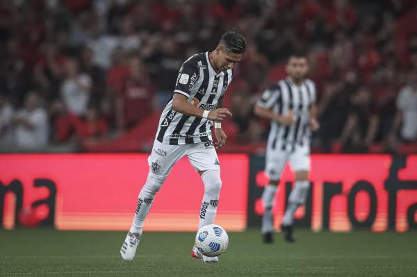  Zaracho; Athletico-PR x Atl&eacute;tico-MG.(Imagem:Pedro Souza/Atl&eacute;tico-MG )
