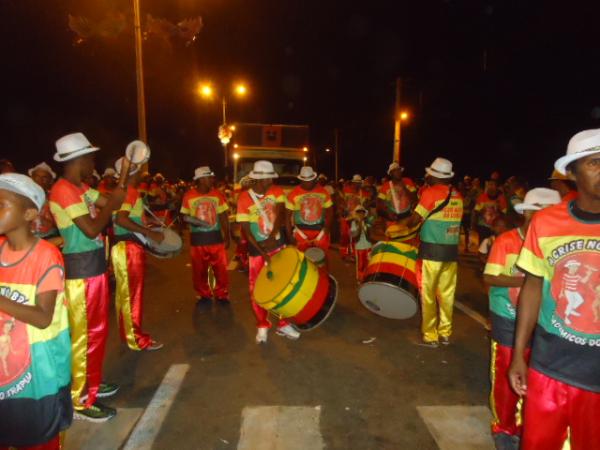 Sete Escolas do Grupo de Acesso se apresentaram no 1&ordm; dia de desfiles em Floriano.(Imagem:FlorianoNews)