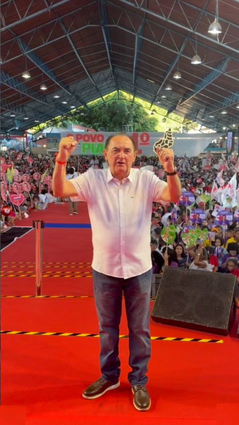 Prefeito Antônio Reis participou de convenção do PT que confirmou candidatura de Rafael Fonteles