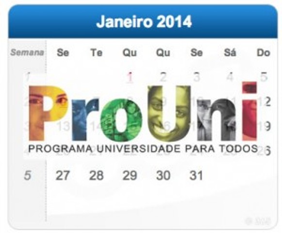 Inscrições para o Prouni 2014 começam no dia 13 de janeiro