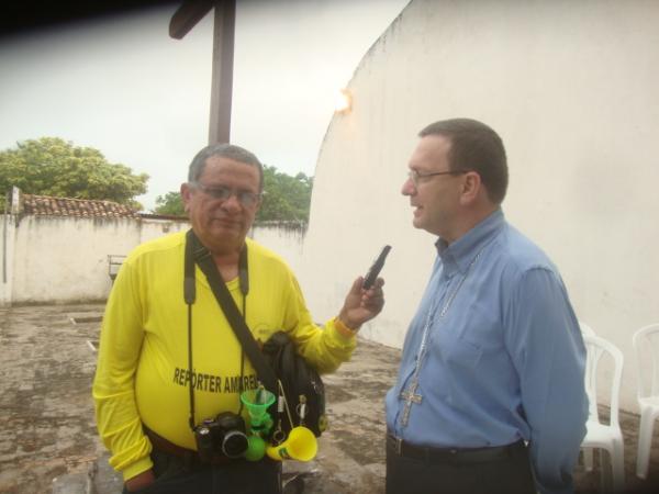 Alvorada na Par&oacute;quia de Santa Cruz - Entrevista com o Bispo Dom Valdemir(Imagem:reda&ccedil;ao)