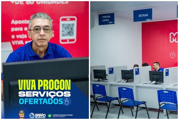 VIVA PROCON oferece servi&ccedil;os essenciais &agrave; popula&ccedil;&atilde;o de Bar&atilde;o de Graja&uacute;.(Imagem:Reprodu&ccedil;&atilde;o/Instagram)