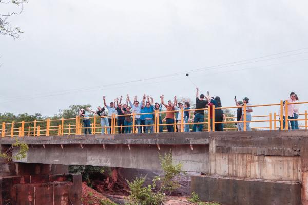 Ciro Nogueira visita obras de infraestrutura e anuncia investimentos para Amarante(Imagem:Ascom)