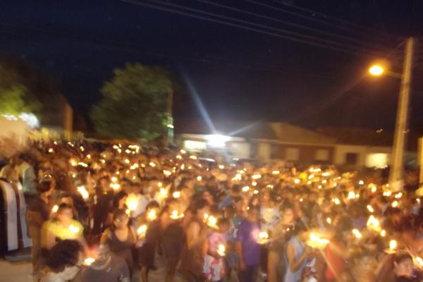 Encerramento do festejo de S&atilde;o Francisco de Assis.(Imagem:FlorianoNews)