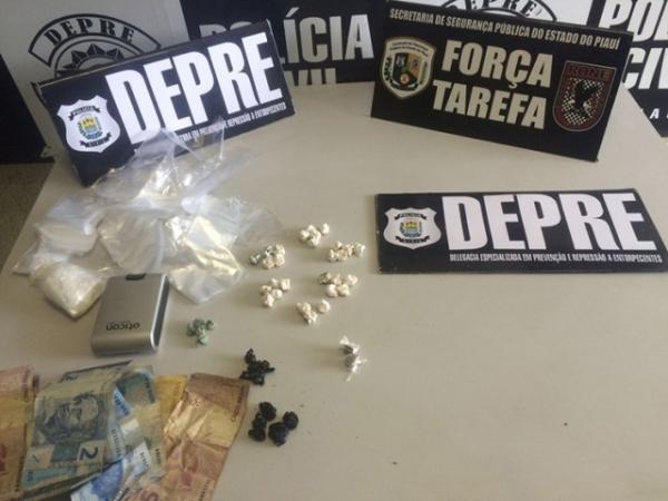 Seis são presos suspeitos de roubo e tráfico de drogas em Teresina.(Imagem:Cidadeverde.com)