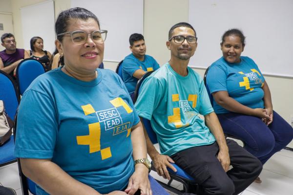 Aula inaugural da nova turma de EAD EJA Ensino M&eacute;dio em Teresina.(Imagem:Divulga&ccedil;&atilde;o)