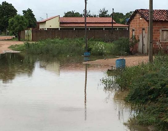 Chuva deixa famílias desabrigadas e Curimatá decreta calamidade pública