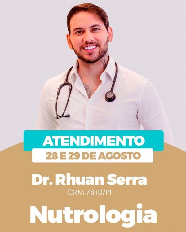 Dr. Rhuan Serra - Nutrologia(Imagem:Divulga&ccedil;&atilde;o)