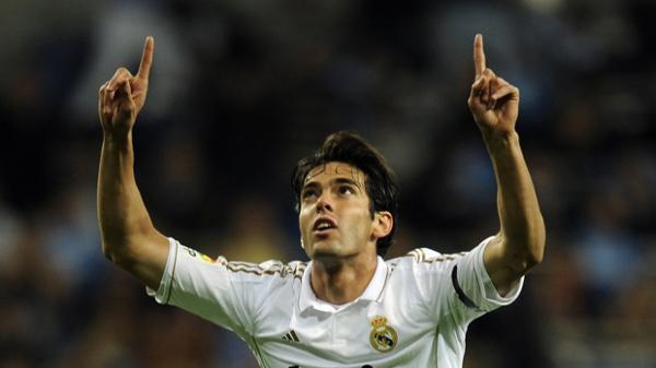 Titular em seis dos &uacute;ltimos sete jogos do Real, Kak&aacute; marcou contra o Villarreal na quarta-feira.(Imagem:AFP)