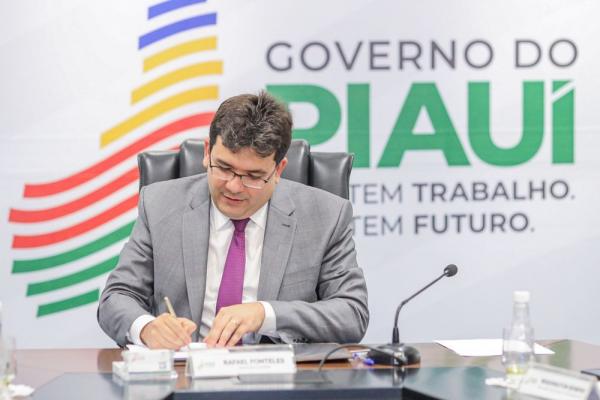 Rafael Fonteles assinou acordo, nesta ter&ccedil;a-feira(28), com o FIDA e BID para impulsionar a economia na zona rural do estado.(Imagem:Divulga&ccedil;&atilde;o)