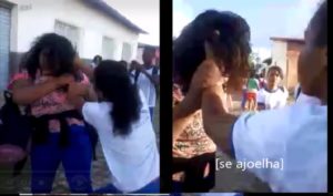 Vídeo: Menina sofre bullying e apanha na saída da escola em Floriano