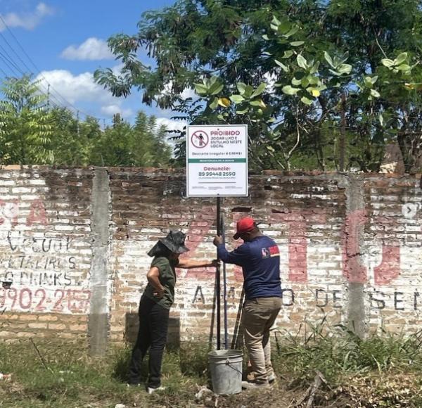 Secretarias intensificam campanha contra poluição visual e descarte irregular de lixo nas vias públicas de Floriano.(Imagem:Reprodução/Instagram)