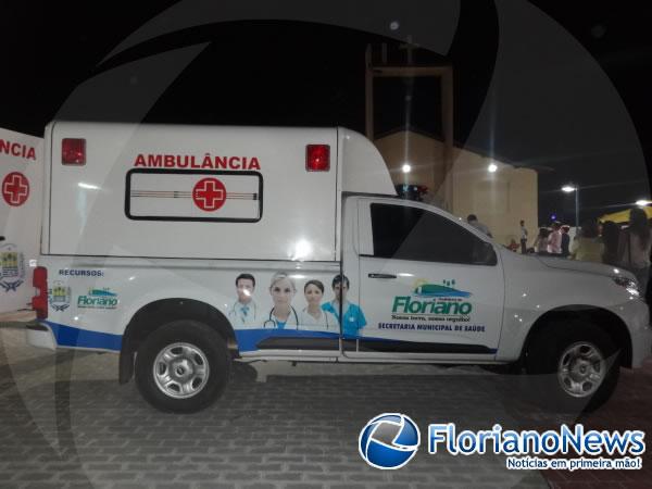 Secretaria de Saúde de Floriano recebe nova ambulância.(Imagem:FlorianoNews)