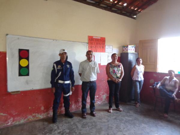 Escola de Barão de Grajaú realizou palestra sobre educação no trânsito.(Imagem:FlorianoNews)