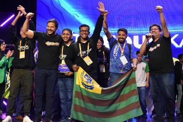 Uma escola da cidade, o Ceti Paulo Freire, foi uma das vencedoras do Seduckathon e os estudantes v&atilde;o participar interc&acirc;mbio internacional.(Imagem:Reprodu&ccedil;&atilde;o)