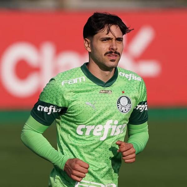 Mauricio em treino do Palmeiras.(Imagem:C&eacute;sar Greco/Ag Palmeiras)