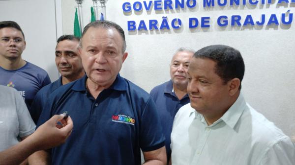 Governador Carlos Brandão destaca parceria com Barão de Grajaú durante visita ao município.(Imagem:FlorianoNews)