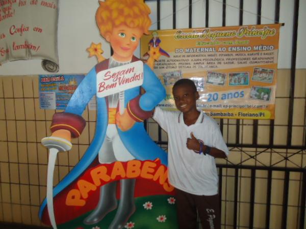 Aluno da Escola Pequeno Pr&iacute;ncipe &eacute; aprovado para estudar no Rio de janeiro.(Imagem:FlorianoNews)