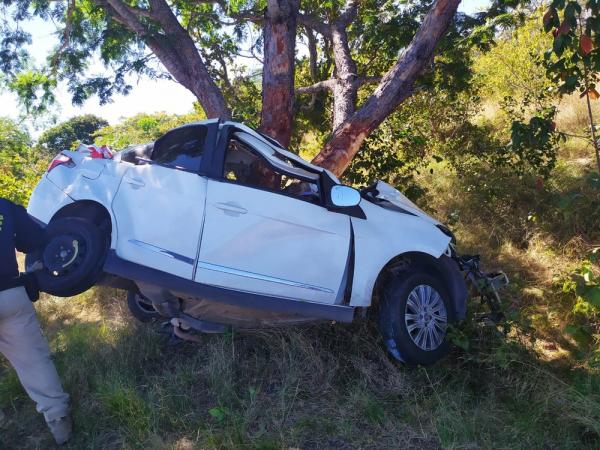 Presidente do PSL Teresina capit&atilde;o Anderson morre em colis&atilde;o na rodovia na BR 343.(Imagem: Divulga&ccedil;&atilde;o/PRF)