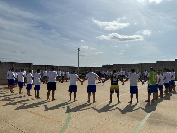Secretaria de Justiça realiza torneio de futebol na Penitenciária de Picos