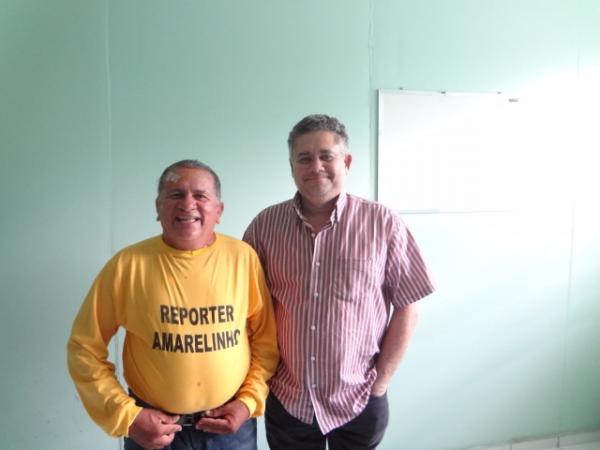 Rep&oacute;rter Amarelinho(Imagem:FlorianoNews)
