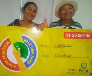 Sefaz divulga lista completa de ganhadores da Nota Piauiense