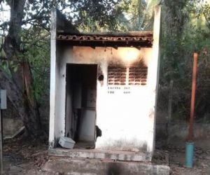 Unidade de bombeamento na zona Norte da capital é alvo de vandalismo