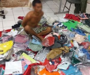 Suspeito de roubar confecções avaliadas em R$ 10 mil é preso