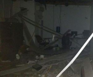 Bando explode agência e troca tiros com PMs em Caracol