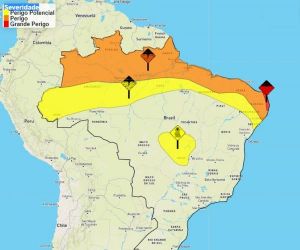 Piauí entra em alertas laranja e amarelo com perigos de chuvas intensas neste fim de semana