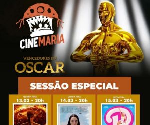 Assista aos vencedores do Oscar na sessão especial no Cine Maria