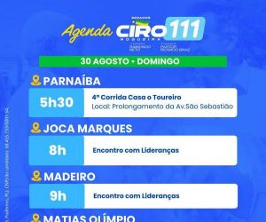 AGENDA - CIRO NOGUEIRA - 30/08