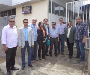 Comissão de vereadores visita Hospital Regional Tibério Nunes