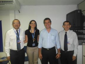 Gilberto Júnior participou de encontro com a CEF e avaliou futuras parcerias