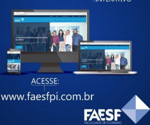 FAESF lança site mais moderno e interativo