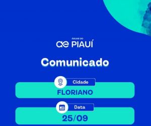 Águas do Piauí realiza reparo emergencial em sistema de abastecimento de Floriano