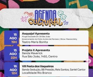 Floriano tem programação cultural diversificada para todos os gostos neste fim de semana