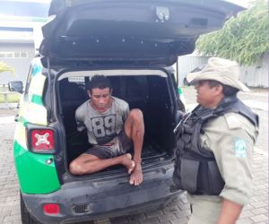 Ciptur captura acusado de arrombamento e furto