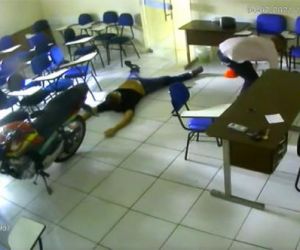 Autoescola é assaltada, instrutora se esconde embaixo de tapete e escapa de arrastão