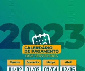 Prefeitura de Floriano lança tabela de pagamento do funcionalismo referente a 2023