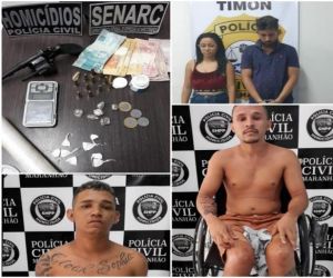 Operação da Polícia Civil cumpre mandados e realiza prisões em Timon