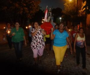Procissão encerrou festejos de São João Batista no bairro Taboca